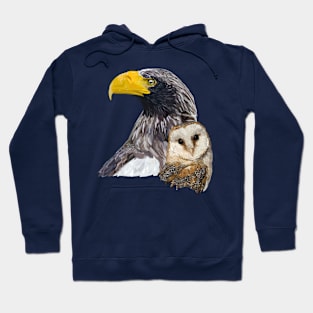 Pigargo and Owl Hoodie